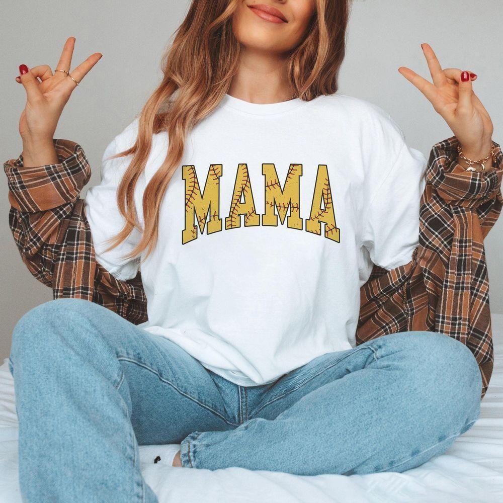 Retro Softball Mama Vuitino Merch